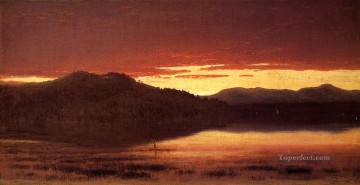 1867 年の夕暮れの風景 サンフォード ロビンソン ギフォード ビーチ Oil Paintings
